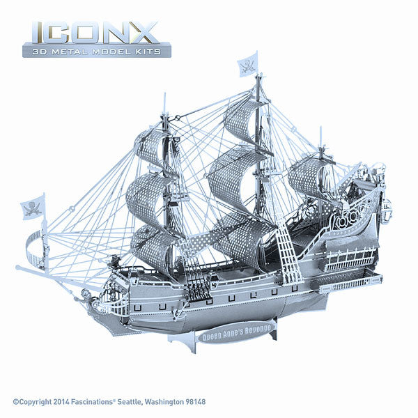 Queen Anne's Revenge ICONX 3-D Metal Model