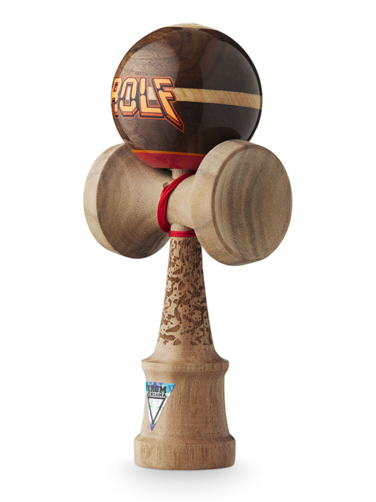 Krom Pro Model Rolf Headshot PRO MOD Walnut Kendama by KROM - YoYoLoco