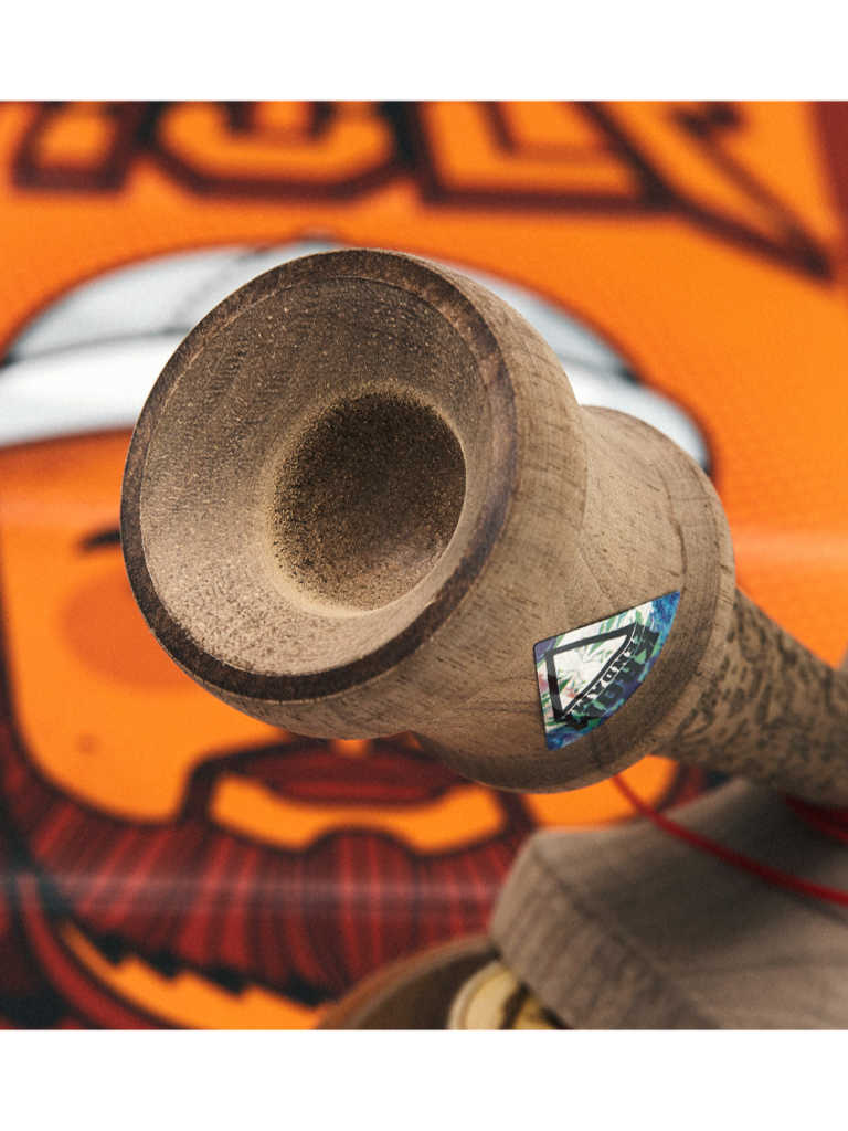 Krom Pro Model Rolf Headshot PRO MOD Walnut Kendama by KROM - YoYoLoco