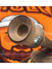 KROM Headshot PRO MOD Walnut Kendama - Rolf, base cup warp hole bevel close-up view