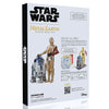 Star Wars C-3PO and R2-D2 Gift Set Package (back) 3-D Metal Earth Model