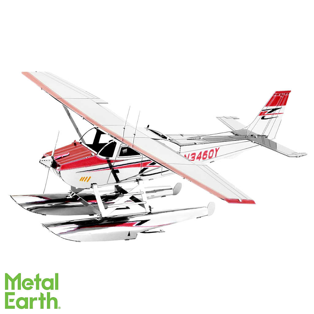 Cessna 182 Floatplane 3-D Metal Earth Model