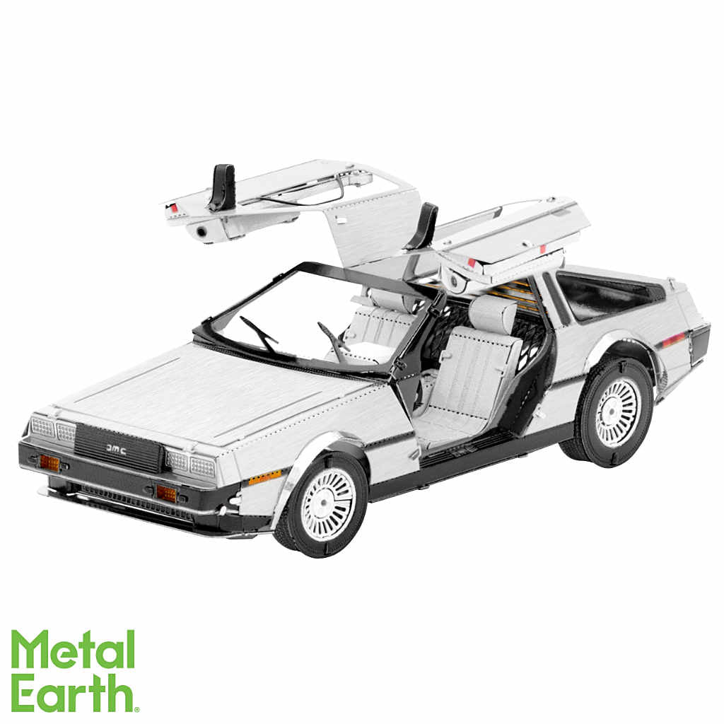 DeLorean automobile 3-D Metal Earth Model