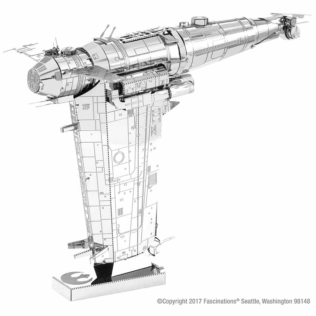 Star Wars Resistance Bomber 3-D Metal Earth Model