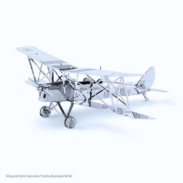 Tiger Moth DH-82 Airplane 3-D Metalworks Model