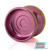 Mk1 Spyglass YoYo, Hot Pink with Gold rings