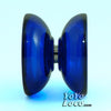 Recess First Base YoYo, Blue Translucent (Blueberry), Colin Beckford - profile view