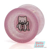 Recess First Base YoYo, Nekyo edition, Pink Glitter Cat