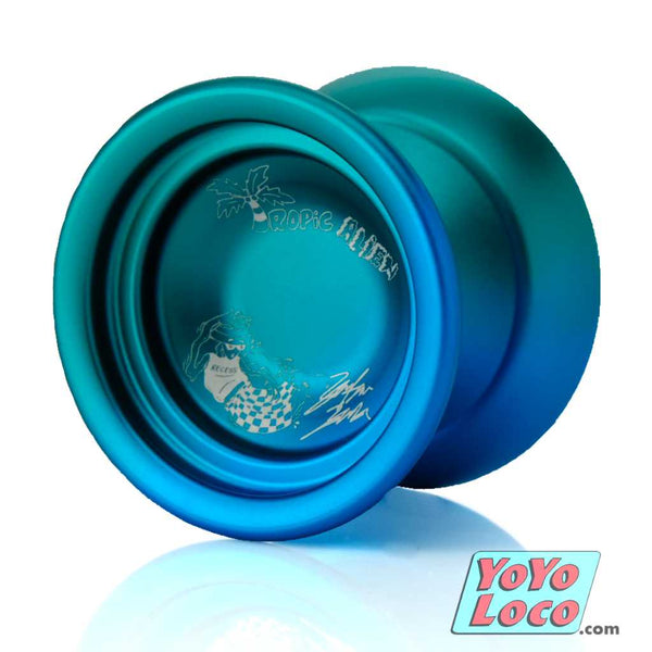 Recess Tropic Alien YoYo, Blue / Green Fade