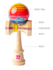 Sweets Christian Fraser SYNTHWAVE Kendama, wood type composition graphic
