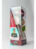 Daniel Robinson Legend Model Kendama, product package showing photo of Daniel Robinson