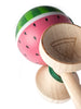 Sweets Lab, Custom Kendama V24 - Watermelon, angled close-up photo 2