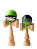 Sweets Mini Kendama, Lacer side by side with regular size kendama