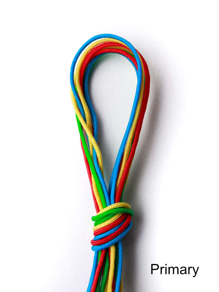 Sweets SixFinger Extra-Long Kendama Strings, Primary colors