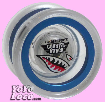 Counter Attack YoYo, Clear with Red rims